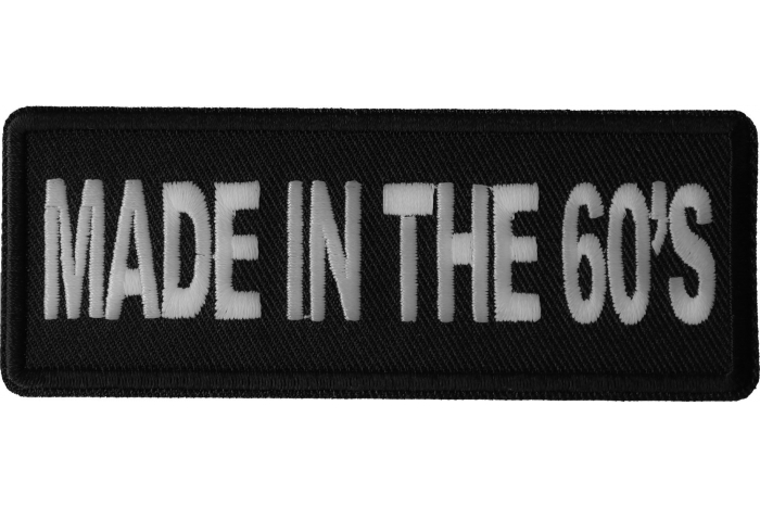 Made in the 60s Patch