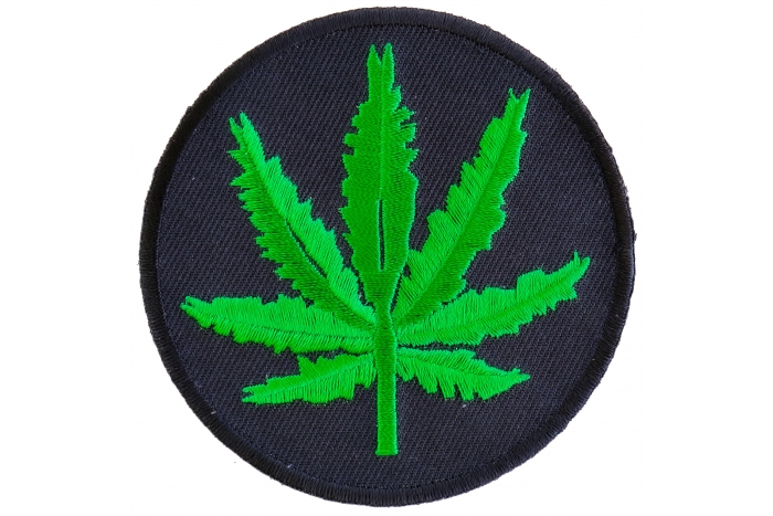 Marijuana Leaf Novelty Iron on Patch