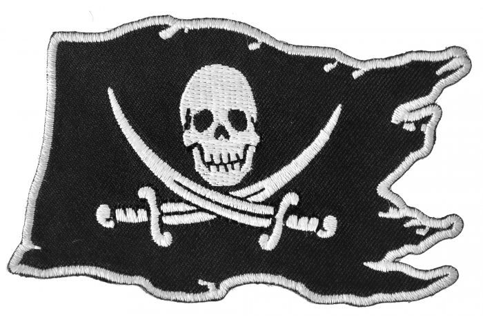 Pirate Skull Flag Patch