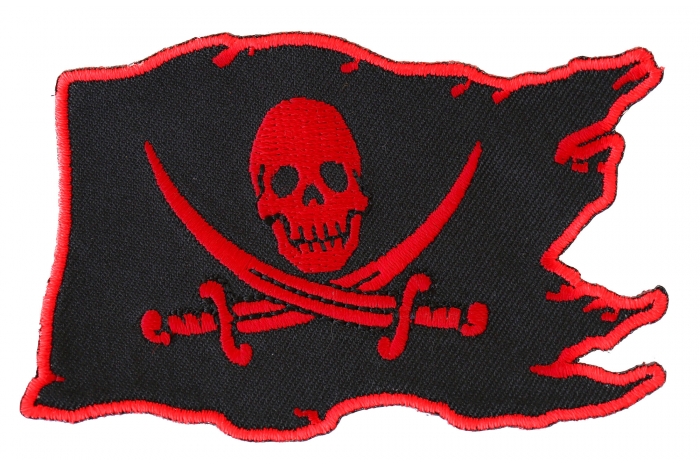 Pirate Flag Skull and Crossed Swords Patch