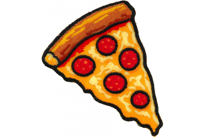 Pizza Slice Iron on Patch