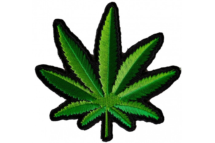 Pot Leaf Novelty Iron on Patch