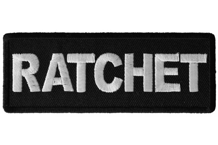 Ratchet Novelty Iron on Patch Ratchet Novelty Iron on Patch