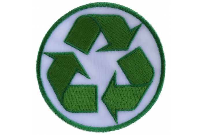 Recycle Sign Novelty Iron on Patch