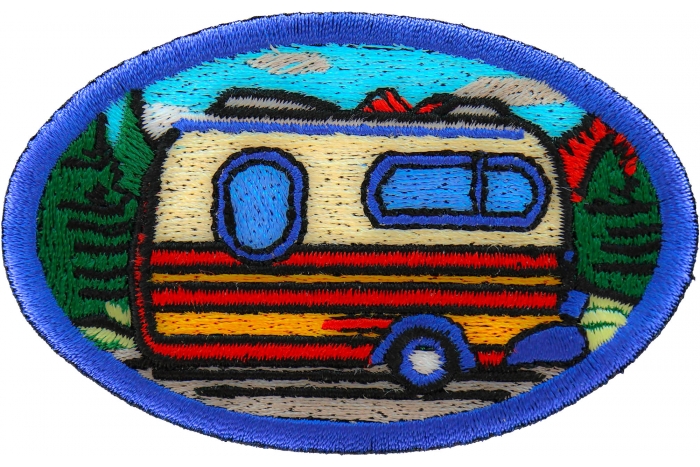 RV Camper Iron on Patch