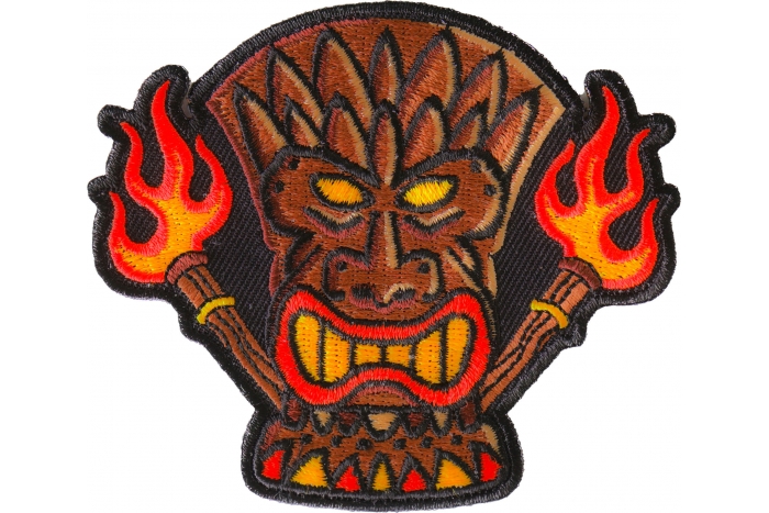 Tiki Totem Iron on Patch