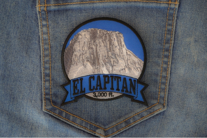 El Capitan Patch shown on jeans