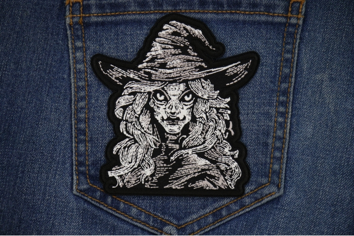 Wicked Witch Patch shown on jeans