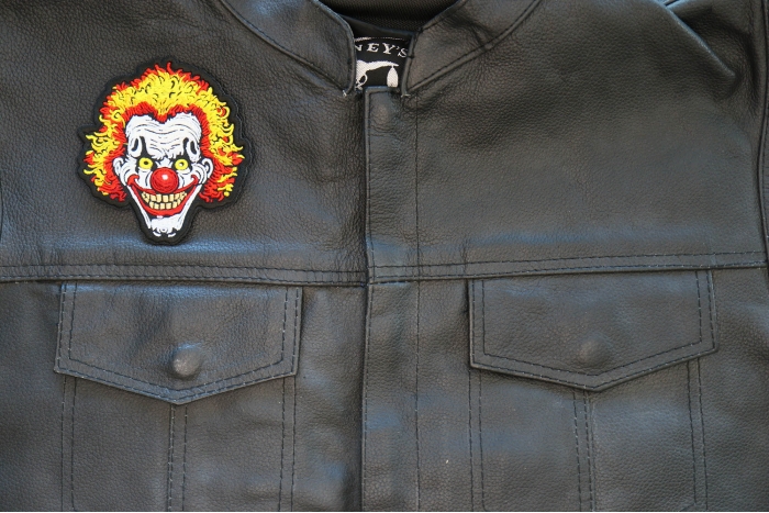 Afro Clown Patch - Iron on Novelty Patches by Ivamis Patches
