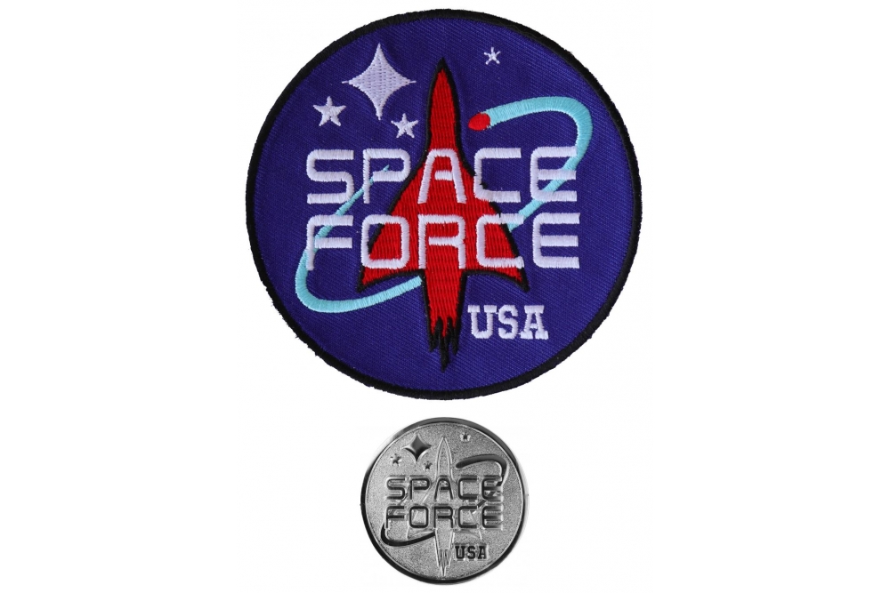 Space Force Pin and Patch