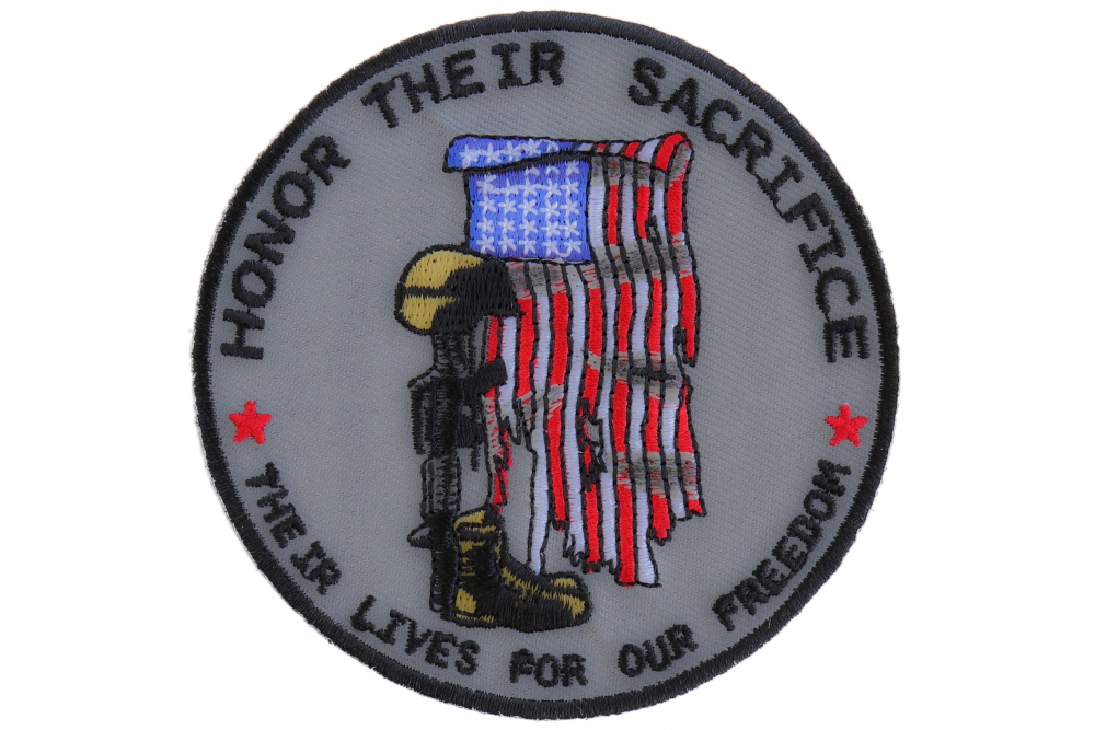 Military Vet Honor Those Who Served Motorcycle Jacket Embroidered Back Patch 