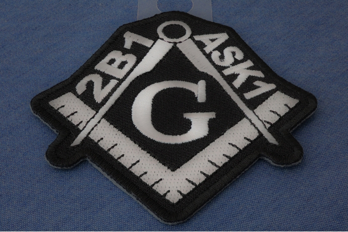 2B1 ASK1 Mason Symbol Patch diagonal view