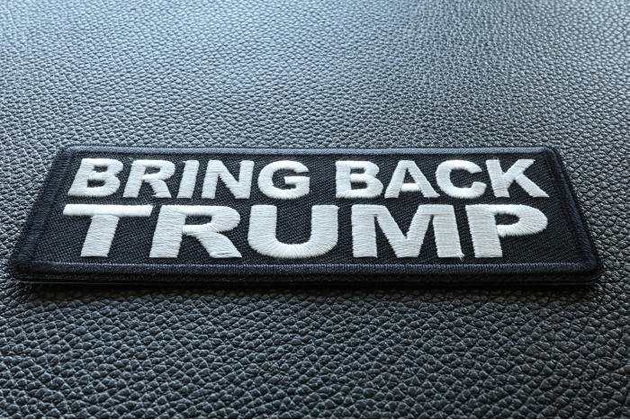 Bring Back Trump Patch diagonal view