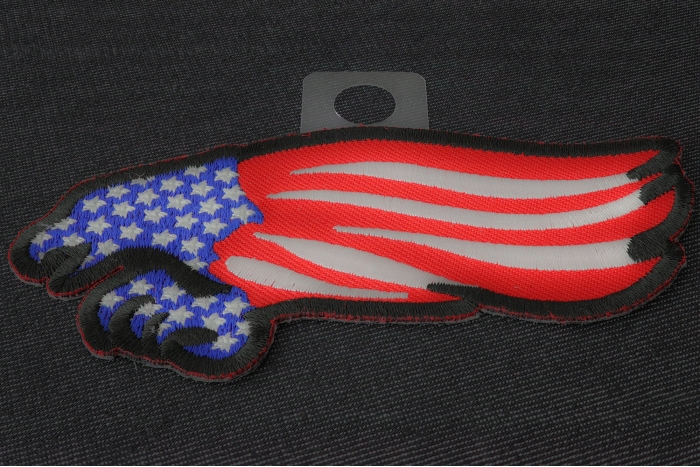 American Flag Eagle Patch diagonal view