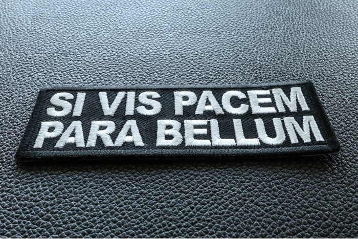 Si Vis Pacem Para Bellum Patch diagonal view
