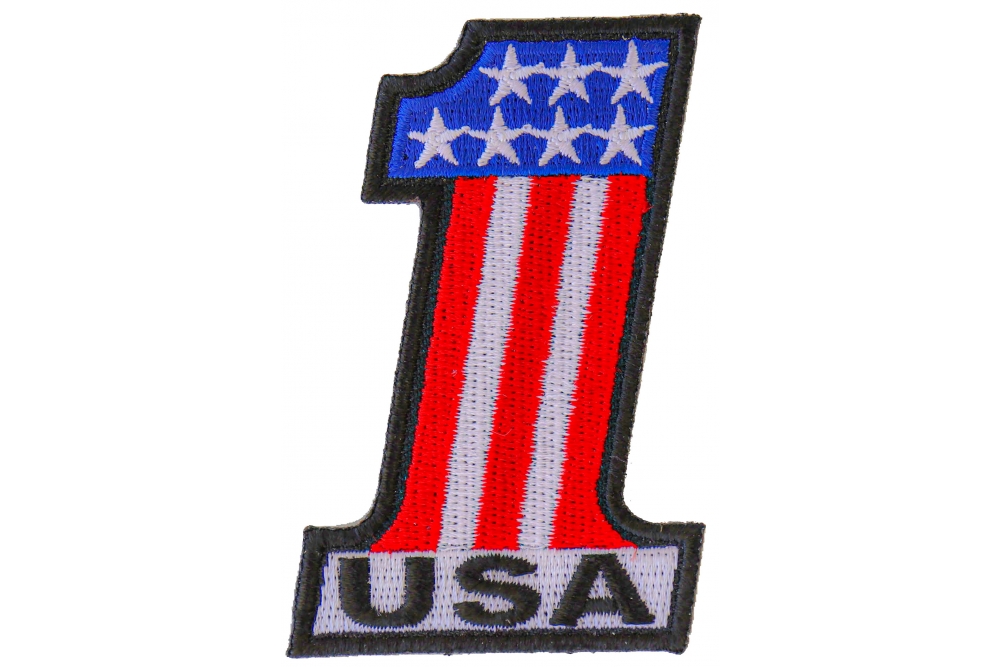 REFLECTIVE USA AMERICAN FLAG 3 INCH BLACK WHITE PATCH IRON ON SEW