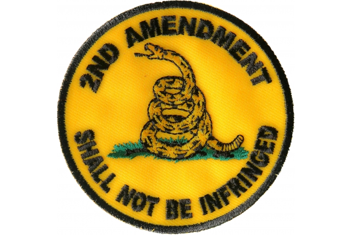 2nd Amendment Shall Not Be Infringed Round Patch