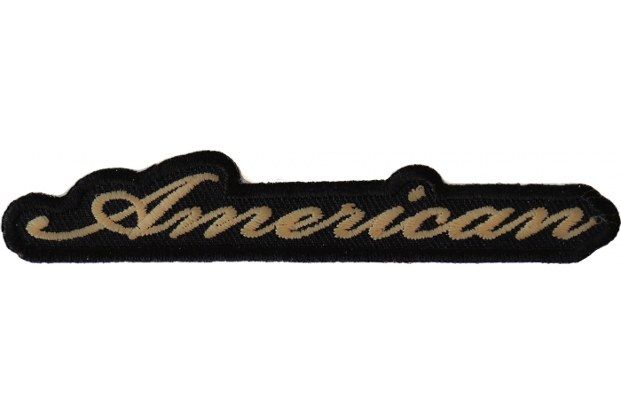 American Patriotic Iron on Patch