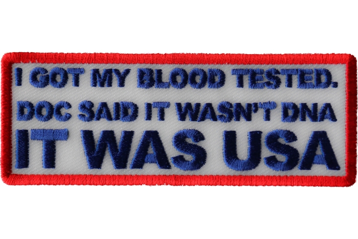 I Got my Blood Tested, Doc Said it wasn't DNA, It Was USA Patch