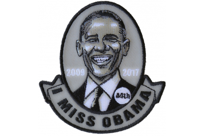I Miss Obama Patriotic Iron on Patch