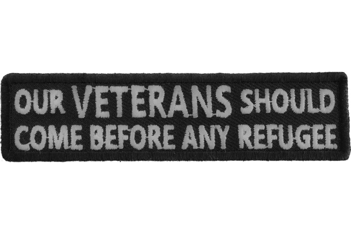 Our Veterans Should Come Before Any Refugee Patch