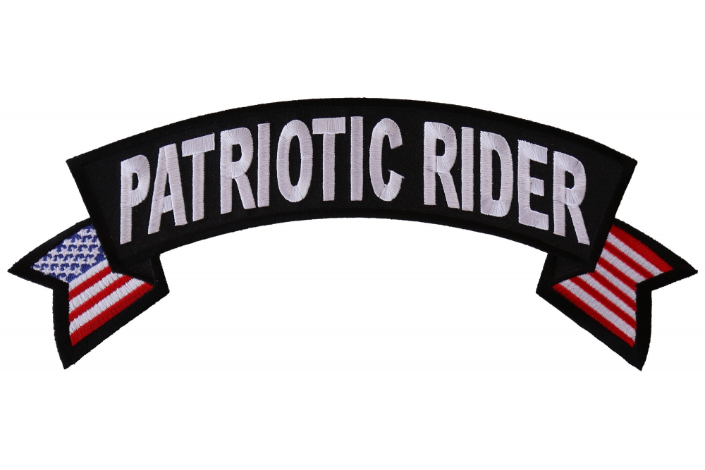 Patriotic Rider Patch