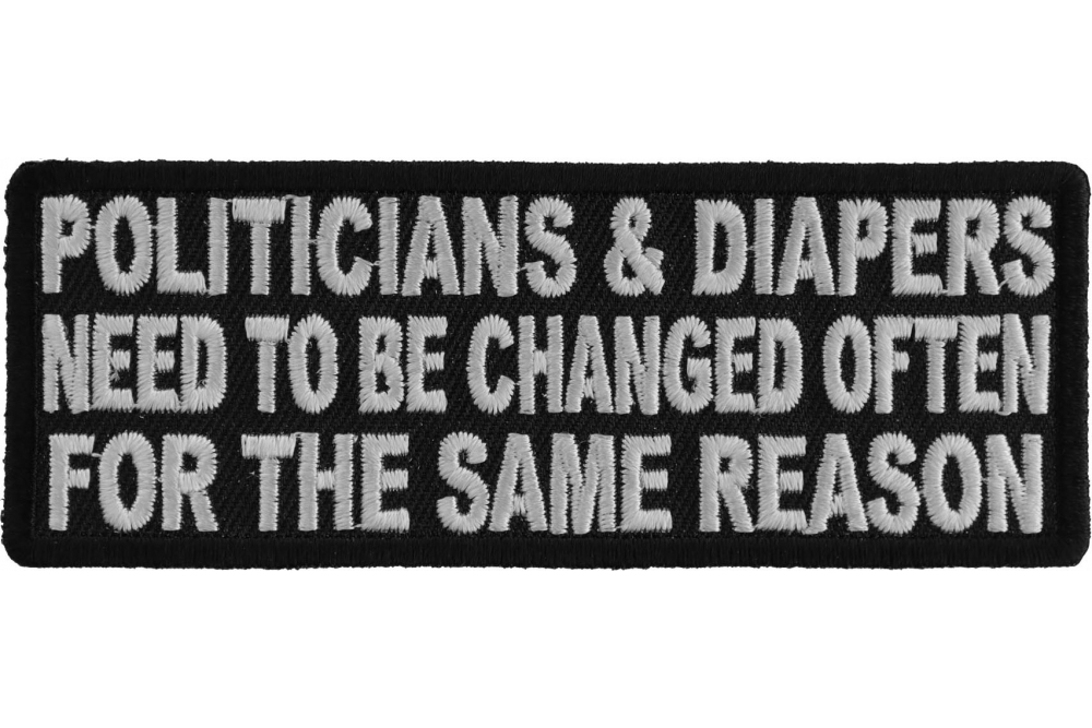 Politicians and Diapers Patch
