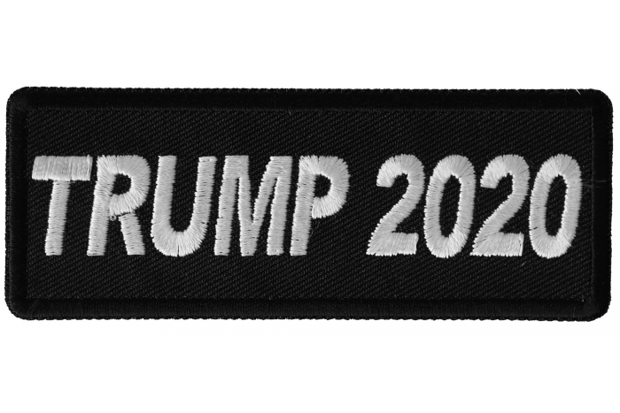 Trump 2020 Patriotic Iron on Patch Trump 2020 Patriotic Iron on Patch