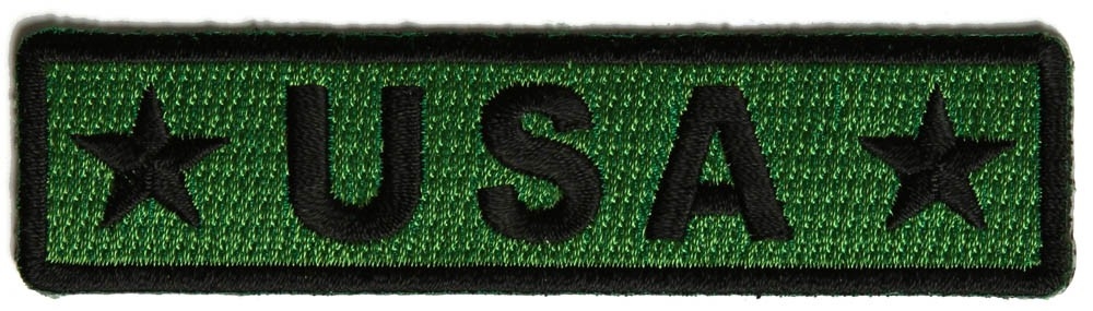 USA Black and Green Patch