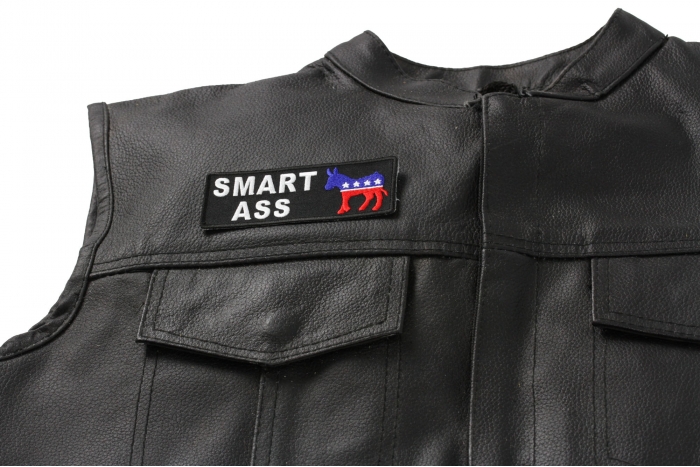  shown on leather vest