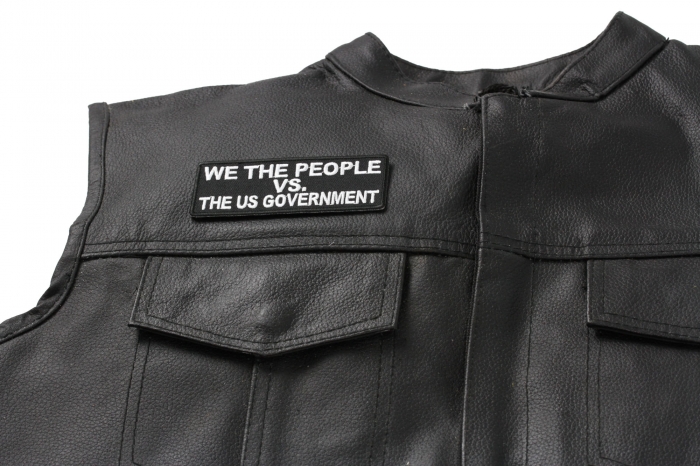  shown on leather vest