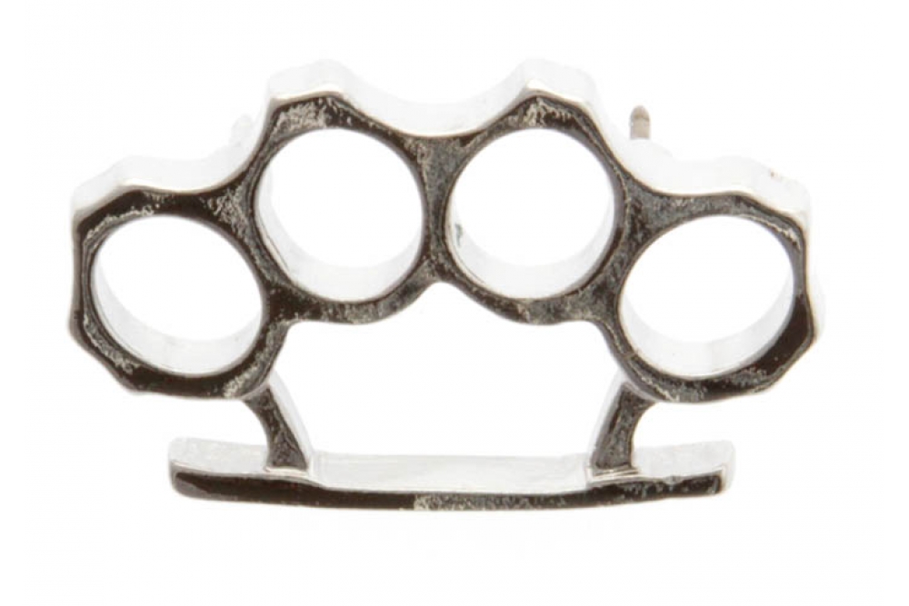 MMA Silver Knuckles Pin