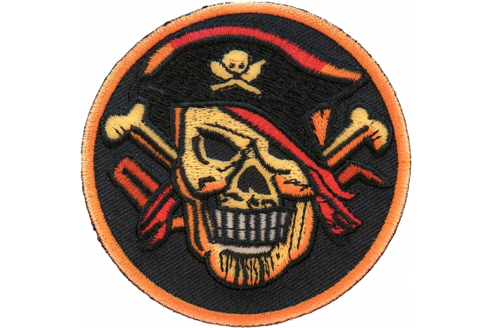 Pirate Skull with Cross Bones Patch