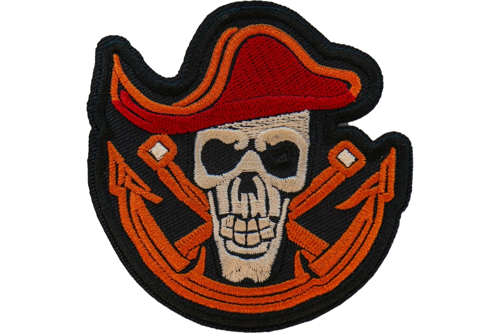 Pirate Patches - Sew or Iron on - Embroidered 