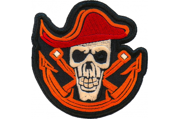 Skull Pirate Mate Patch