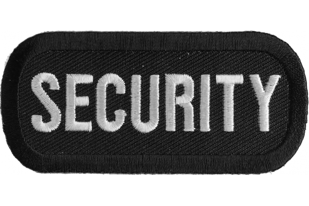 2265 Shoulder Hat Patch SECURITY OFFICER 3" x 2-1/2" iron on patch G1