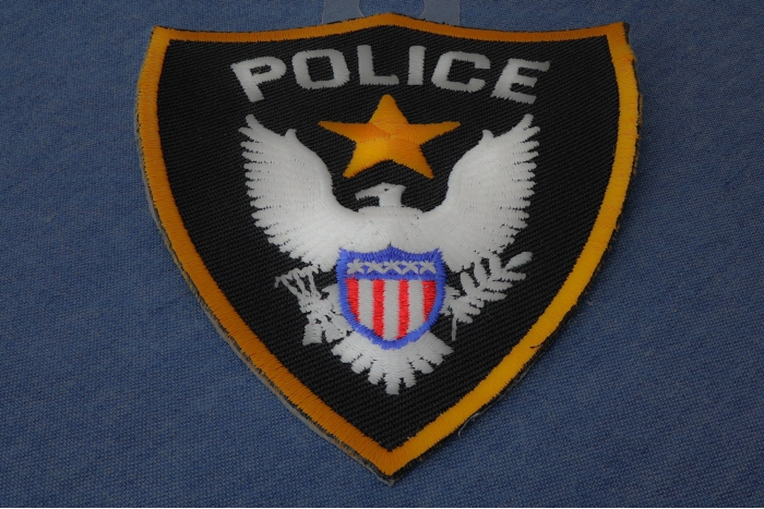 Police Patch diagonal view