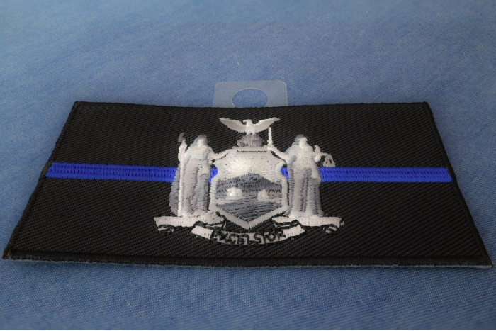 Thin Blue Line New York State Police Decal Sticker | Reflective Vinyl Support Sticker