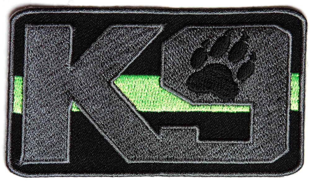 K-9 Thin Green Line Patch For Border Patrol