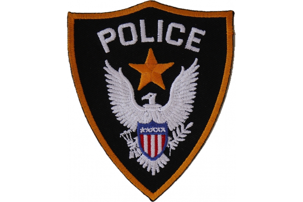 Police Patch - Embroidered Shield  Embroidered Patches by Ivamis