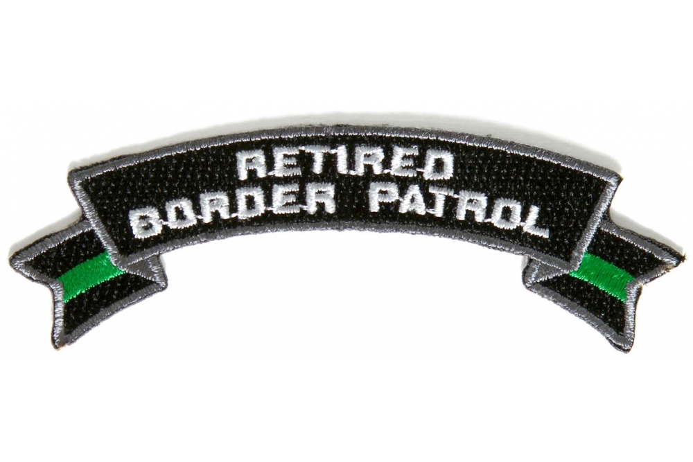Retired Border Patrol Rocker Patch 