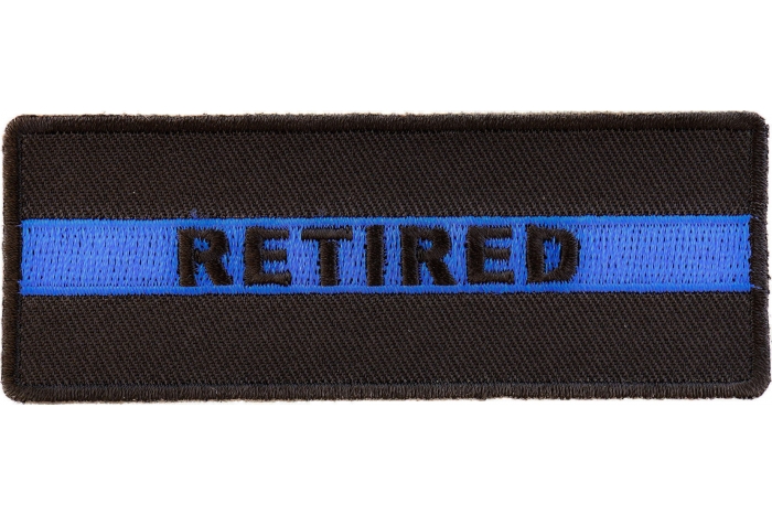 RETIRED Subtle Police Officer Patch