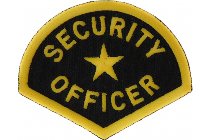 Security Officer Name Tag Patch