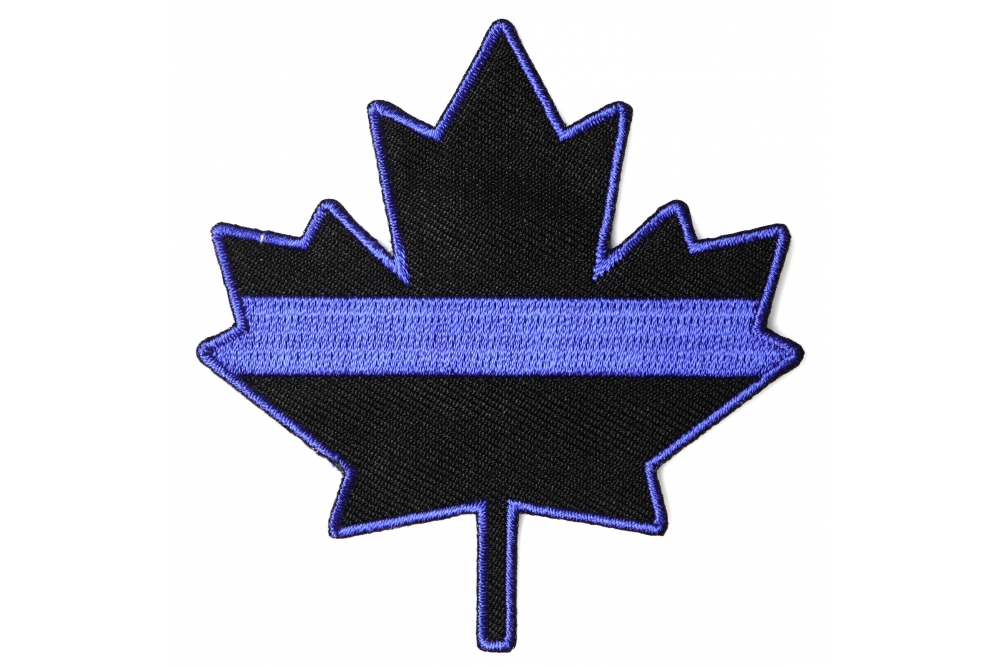 Thin Blue Line Canadian Maple Leaf Patch
