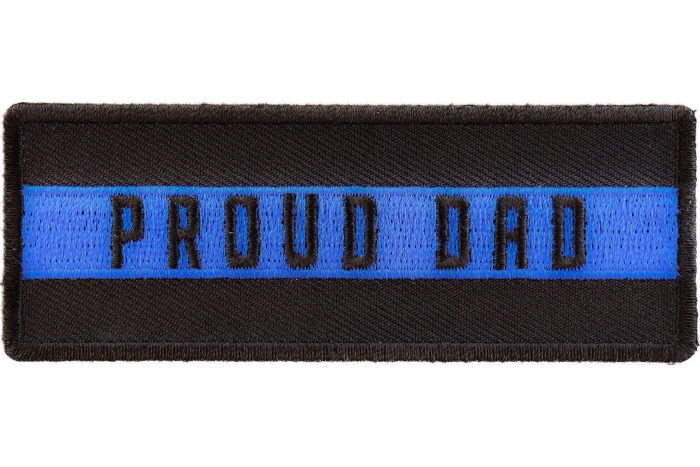 Thin Blue Line Proud Dad Patch