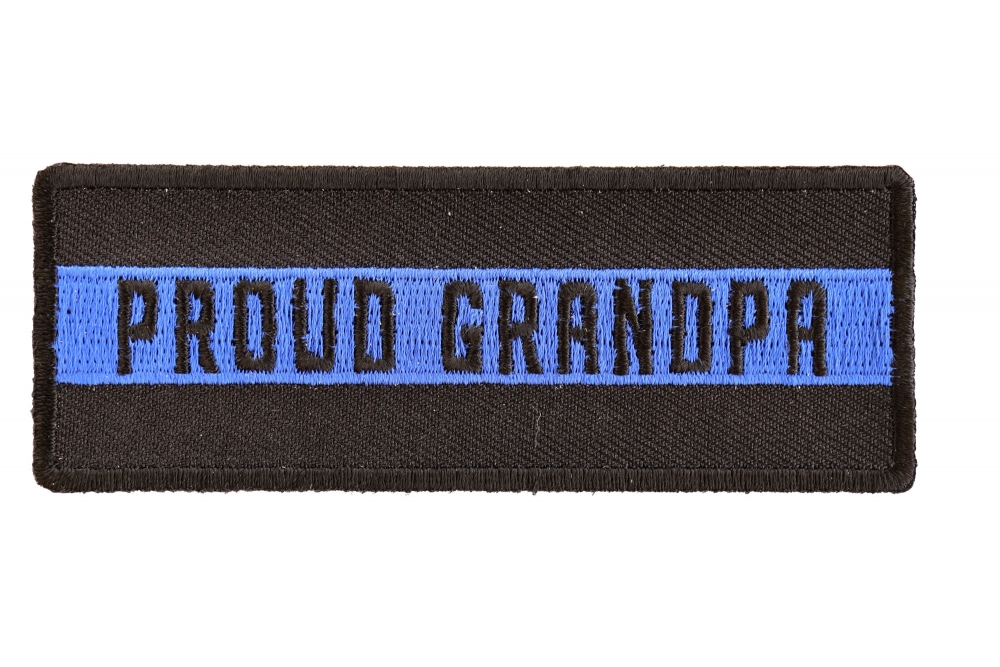 Thin Blue Line Proud Grandpa Patch