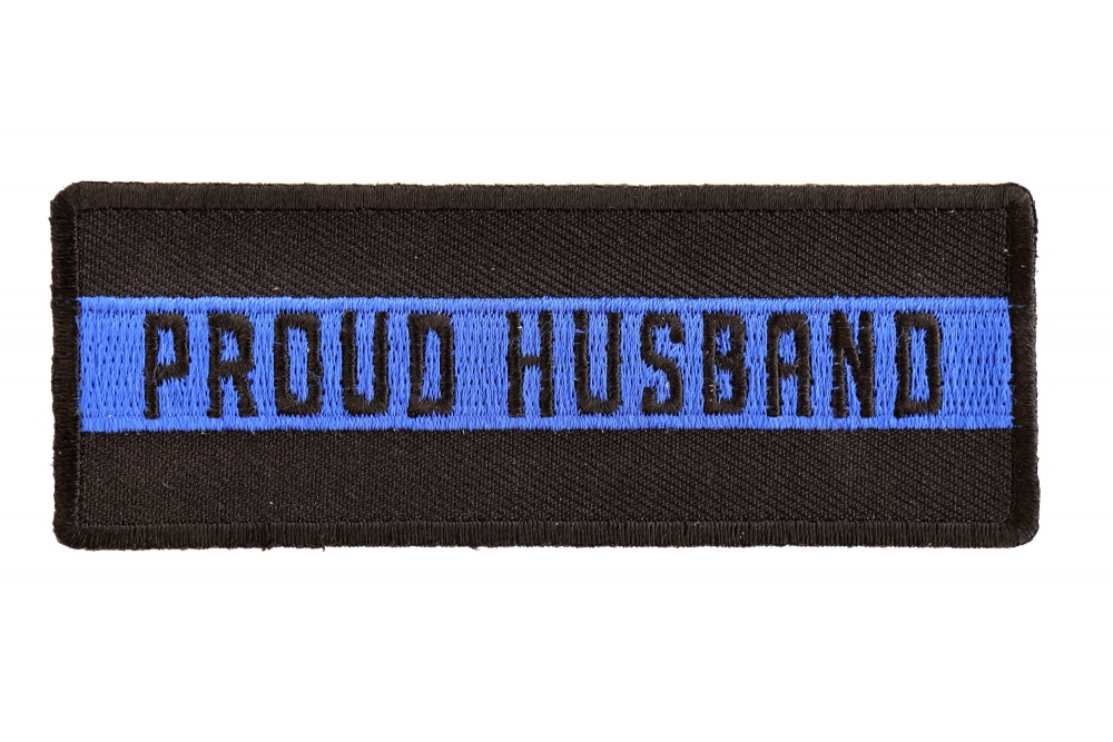 Thin Blue Line Proud Husband Patch
