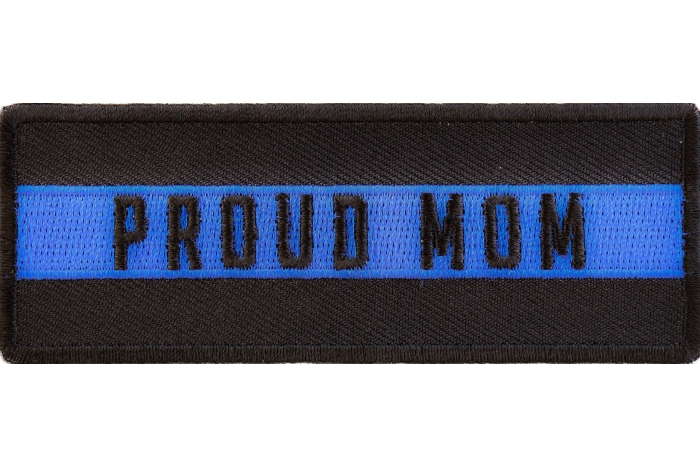 Thin Blue Line Proud Mom Patch