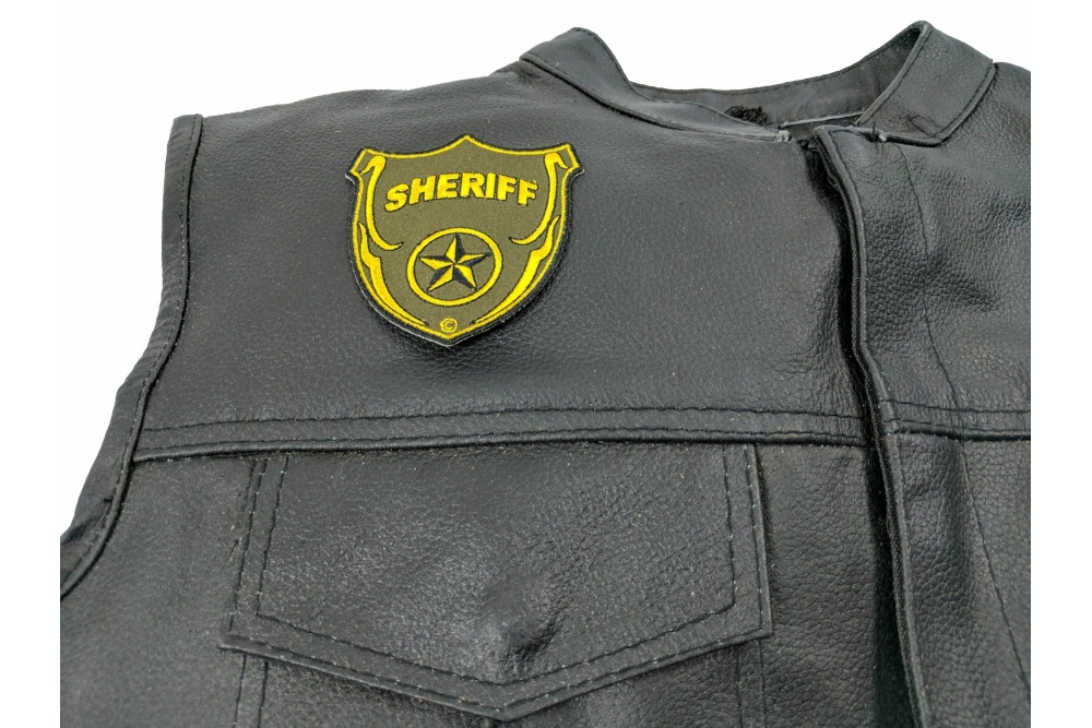 Sheriff Shield Patch Embroidered Patches
