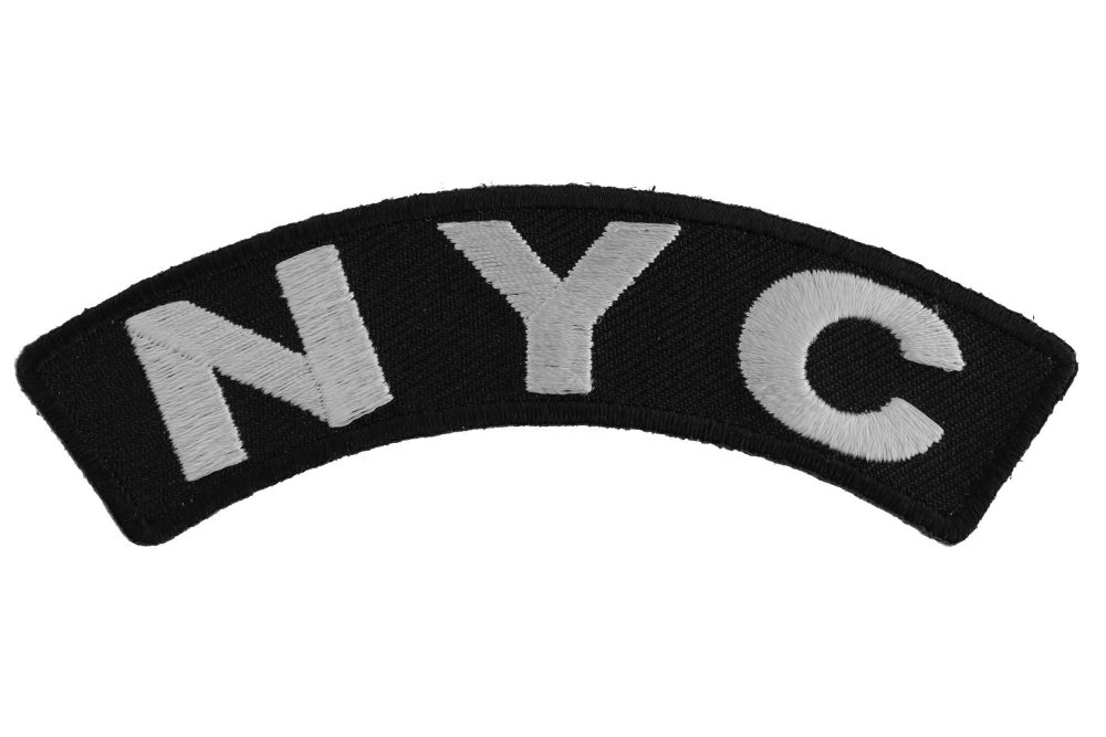 I Love NY Embroidered Patch 6cm Dia approx 2 1//2/"